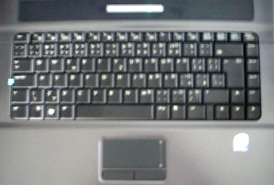 HP 550 - klávesnice